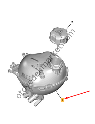 Citroen Jumpy Spacetourer (2017-2024) 2.0 BlueHdi Genleşme Bİdonu  (Orijinal)