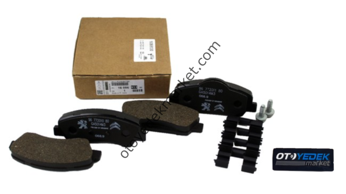 CİTROEN C-ELYSEE 1,2 BENZİNLİ ÖN FREN BALATASI (ORİJİNAL)