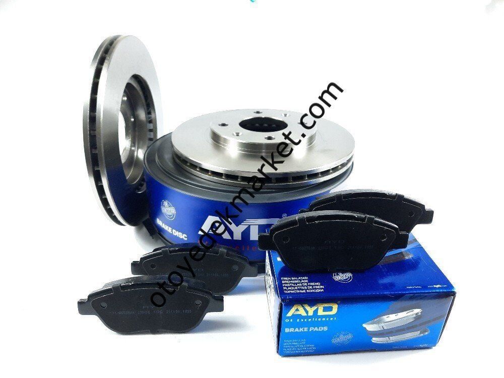 Citroen C-Elysee (2012-2023) Ön Fren Balata Ve Disk Takımı (Ayd)