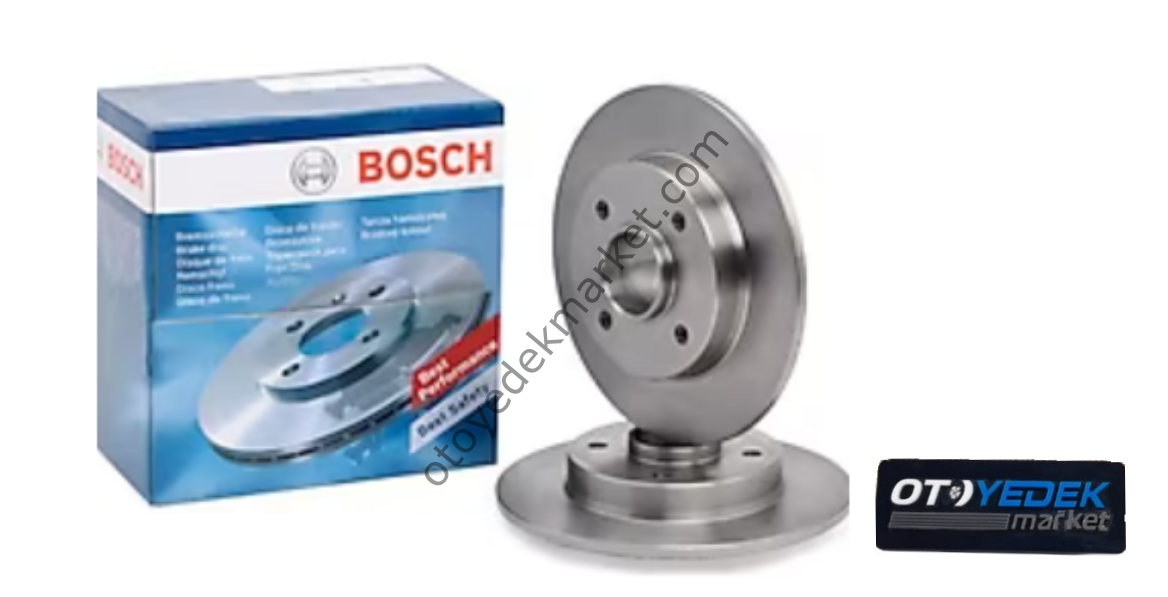 Citroen Berlingo (2008-2017) Poryalı Rulmalı Arka Fren Disk Takımı (Bosch)