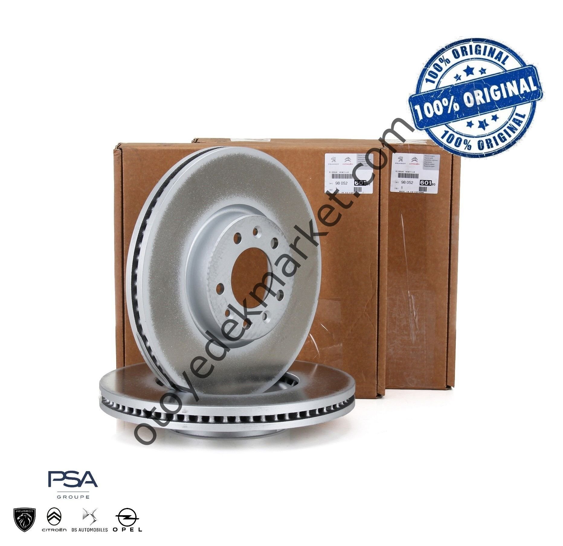 Citroen Jumpy Spacetourer (2016-2023) Ön Fren Diski (Orijinal)