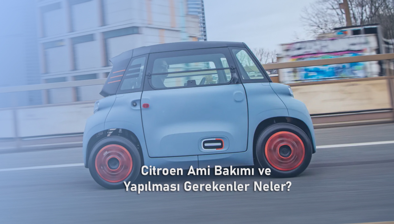Citroen Ami Bakımı ve Yapılması Gerekenler
