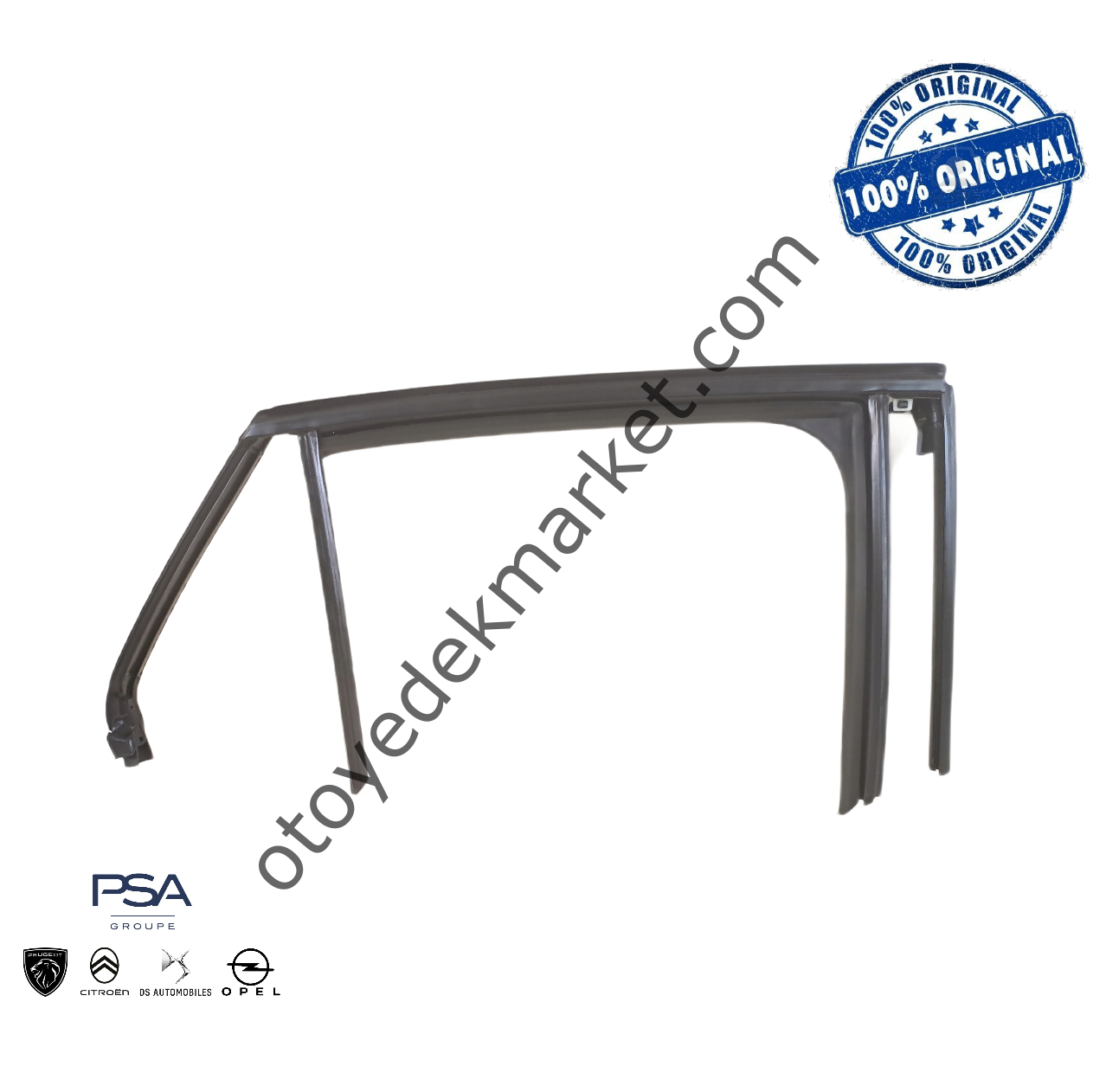 Peugeot 208 (2020-2023) Sağ Arka Kapı Camı Çerçeve Oluk Lastik Fitili (Orjinal)
