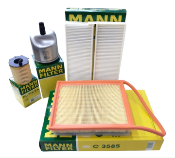 Citroen Berlingo (2012-2016) 1.6 Hdi Euro5 Filtre Bakım Seti  (Mann)