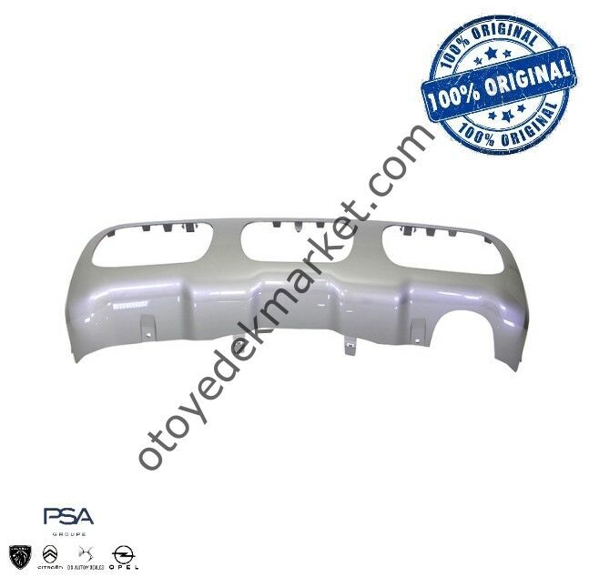 Citroen C3 Aircross (2017-2021) Arka Tampon Alt Etek Giydirme Çıtası (Orijinal)