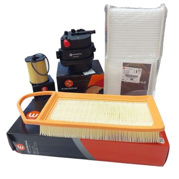 Peugeot 207 (2006-2011) 1.4 Hdı Yağsız Filtre Bakım Seti (Orijinal Eurorepar)