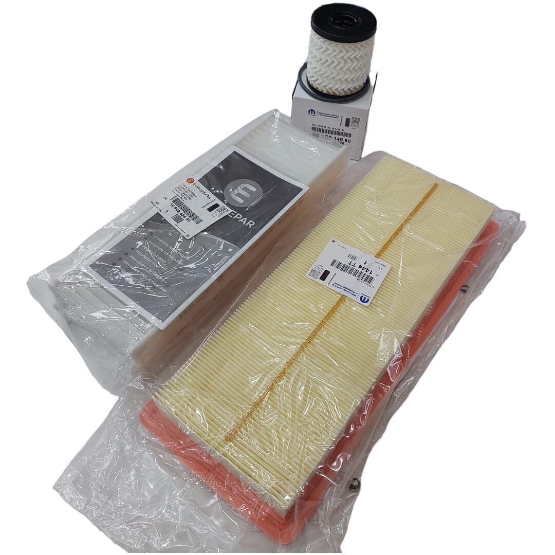 Peugeot 3008 (2016-2023) 1.6 PureTech Benzinli Filtre Bakım Seti Yağsız (Orijinal)