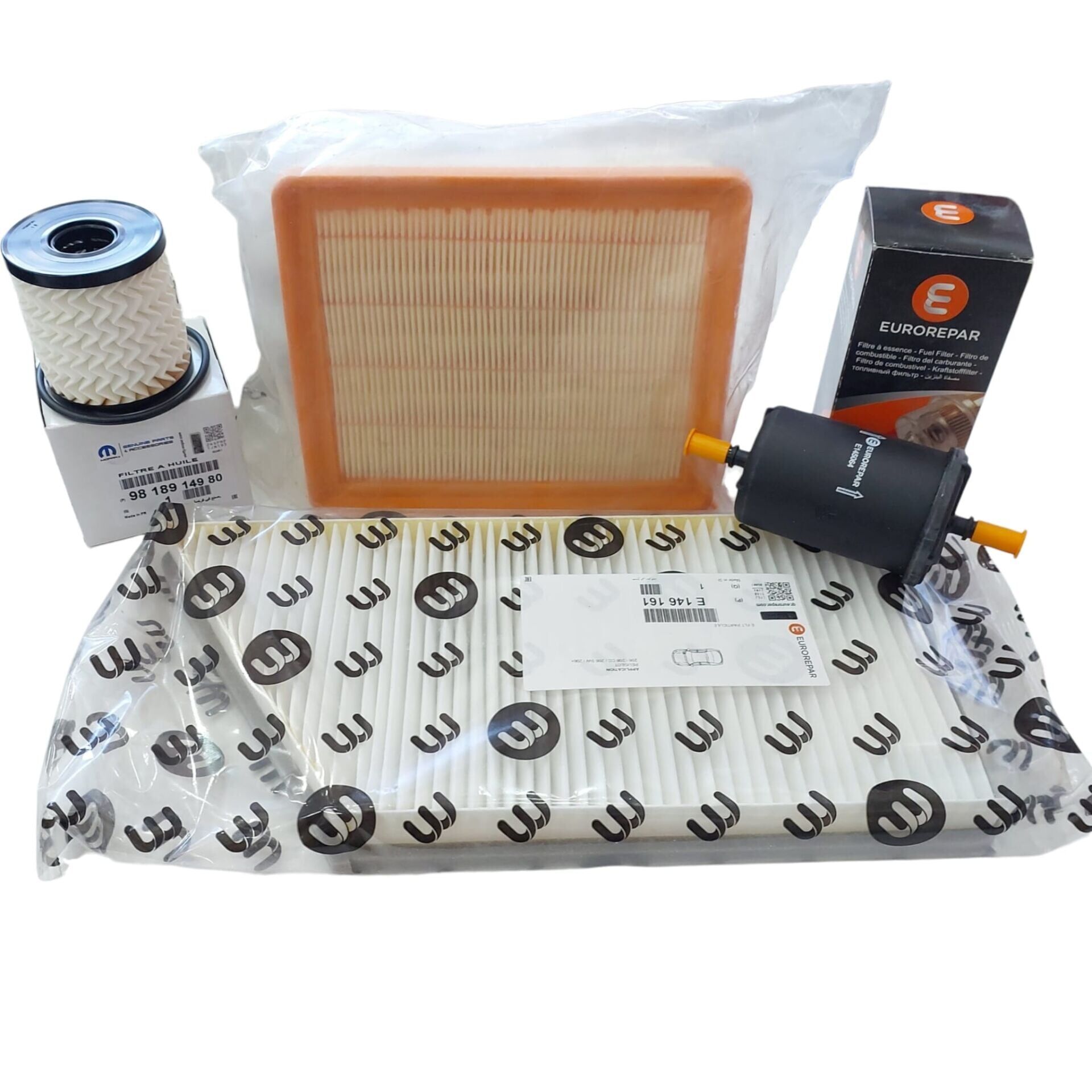 Peugeot 206 (2006-2012) 1.4 Benzinli Filtre Bakım Seti (Orijinal)