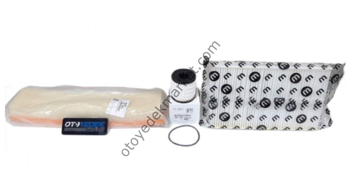 Peugeot 307 (2001-2008) 1,6 Benzinli Yağsız Filtre Bakım Seti (Orijinal)