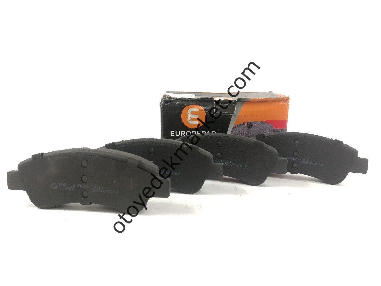 PEUGEOT 208 (2012-2020) 1,2 BENZİNLİ ÖN FREN BALATASI (EUROREPAR)