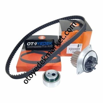 Peugeot 206 (1999-2002) 1.6 8v Benzinli Triger ve Devirdaim Seti (Orijinal Eurorepar)
