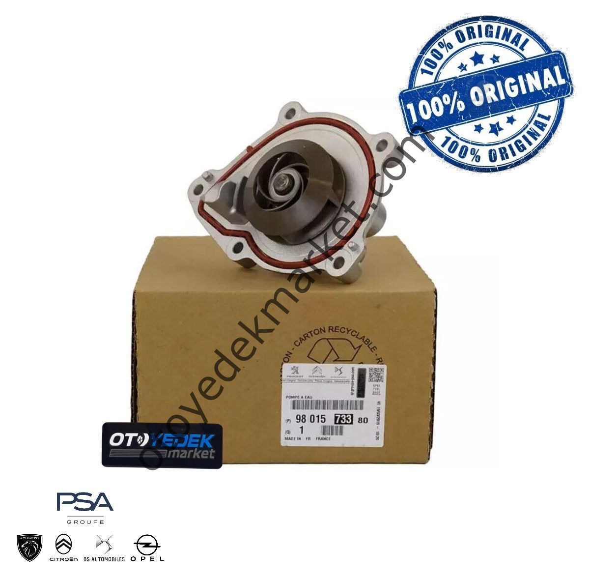 Peugeot 208 (2012-2019) 1.6 Thp ve Gti Benzinli Devirdaim Su Pompası (Orijinal)