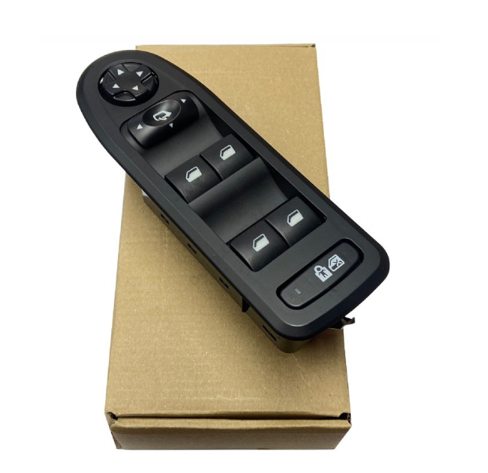 Peugeot 308 (2008-2013) Sol Ön Cam Açma Kumanda Düğmesi Ayna Katlamalı (İthal)