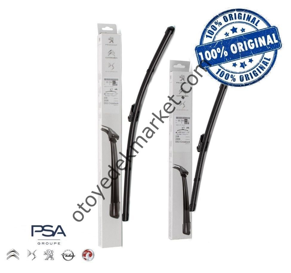 Citroen DS3 Crossback (2019-2023) Ön Cam Silecek Süpürgesi Takımı (Orijinal)