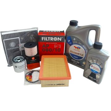Peugeot Partner (2003-2008) 2.0 HDI  Filtre Bakım Seti (Orijinal Eurorepar) Ve 10w40 Motor Yağ