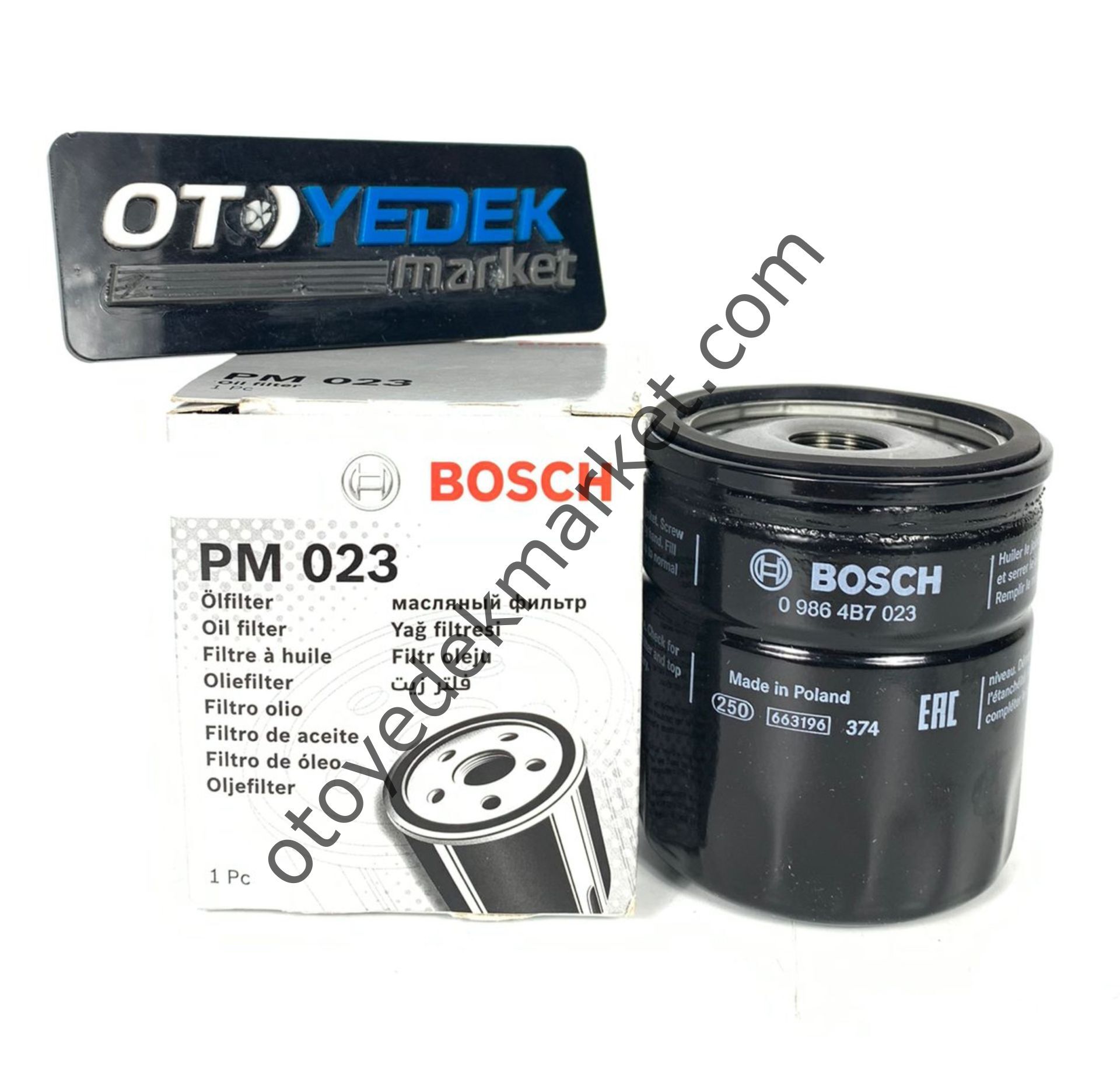 Citroen Saxo (1996-2003) 1.4 ve 1.6 Benzinli Motor Yağ Filtresi (Bosch)