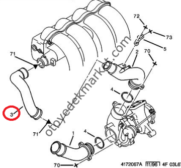BOXER 1998-2002 DJ5T TURBO HAVA FİLTRE HORTUMU(ORJİNAL)