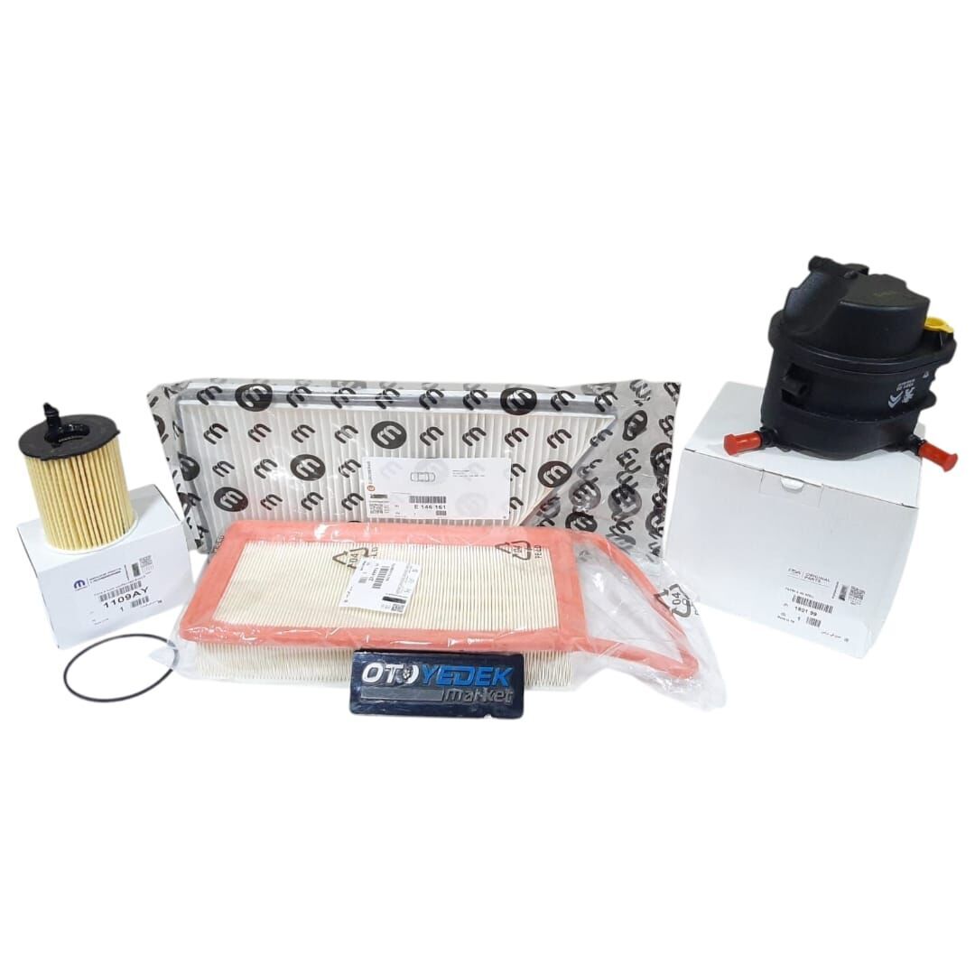 Peugeot 206 (2002-2012) 1.4 Hdi Filtre Seti Yağsız (Orijinal)