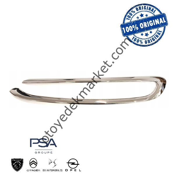 Citroen C3 Aircross (2017-2021) Sol Ön Sinyal Krom Çerçevesi (Orijinal)