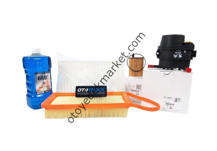 PEUGEOT 307 1,4 HDI FİLTRE SETİ YAĞSIZ (ORJİNAL)