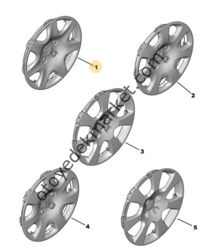 PEUGEOT 308 (2007-2013) JANT KAPAĞI (ORJİNAL)