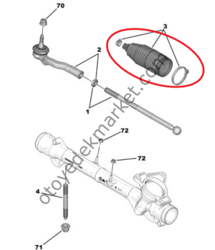 Citroen C4 (2021-2025) Rot Körüğü (Orijinal)