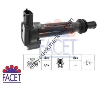 Citroen DS3 (2014-2016) 1.2 THP 110 Hp Ateşleme Bobini (Facet)