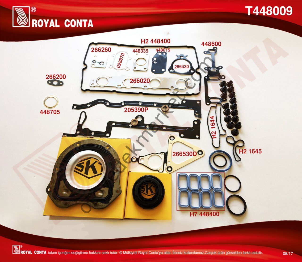 BOXER III 2,2 HDI (2006-2020) MOTOR TAKIM CONTA (FASE)