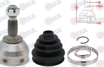 Citroen C5 (2008-2013) 1.6 Hdi Aks Kafası (Veka)