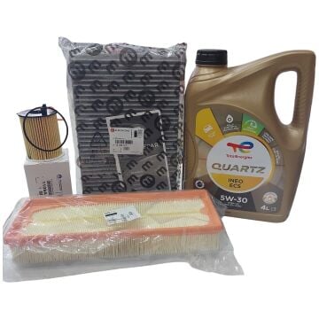 Peugeot 307 (2003-2009) 1,6 Hdı (Mazot Filtresiz) Filtre Seti (Orijinal) Ve 5w30 Motor Yağ