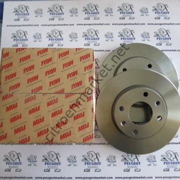 CİTROEN C3 1,6 HDI 2005-2009 ÖN FREN DİSK TAKIMI (FERODO)
