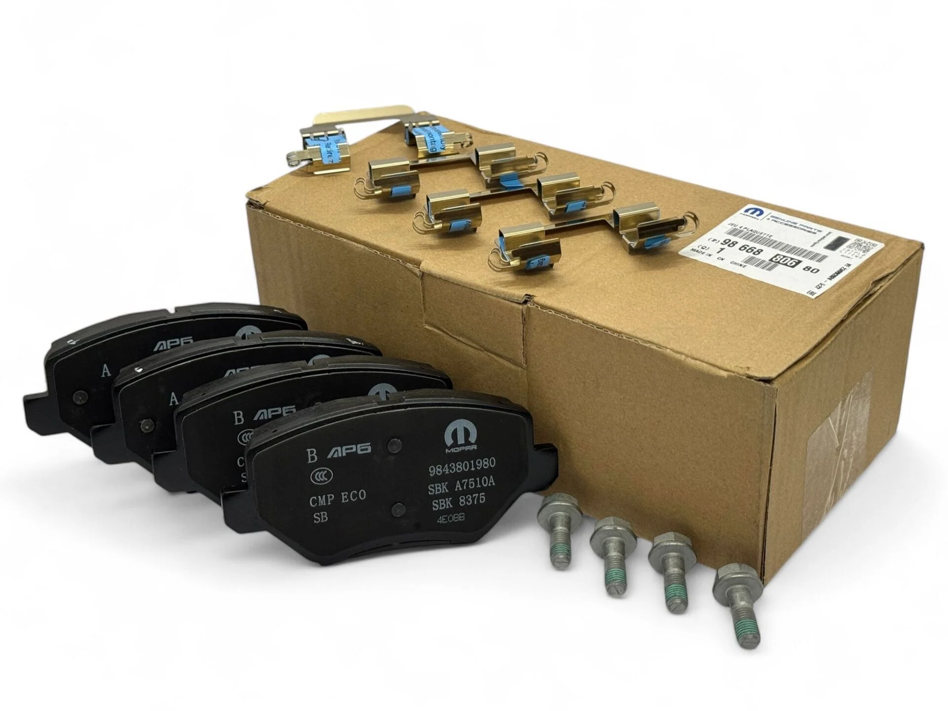 Peugeot 2008 (2020-2025) 1.2 Benzinli Ön Fren Balata Takımı 283mm (Orijinal)