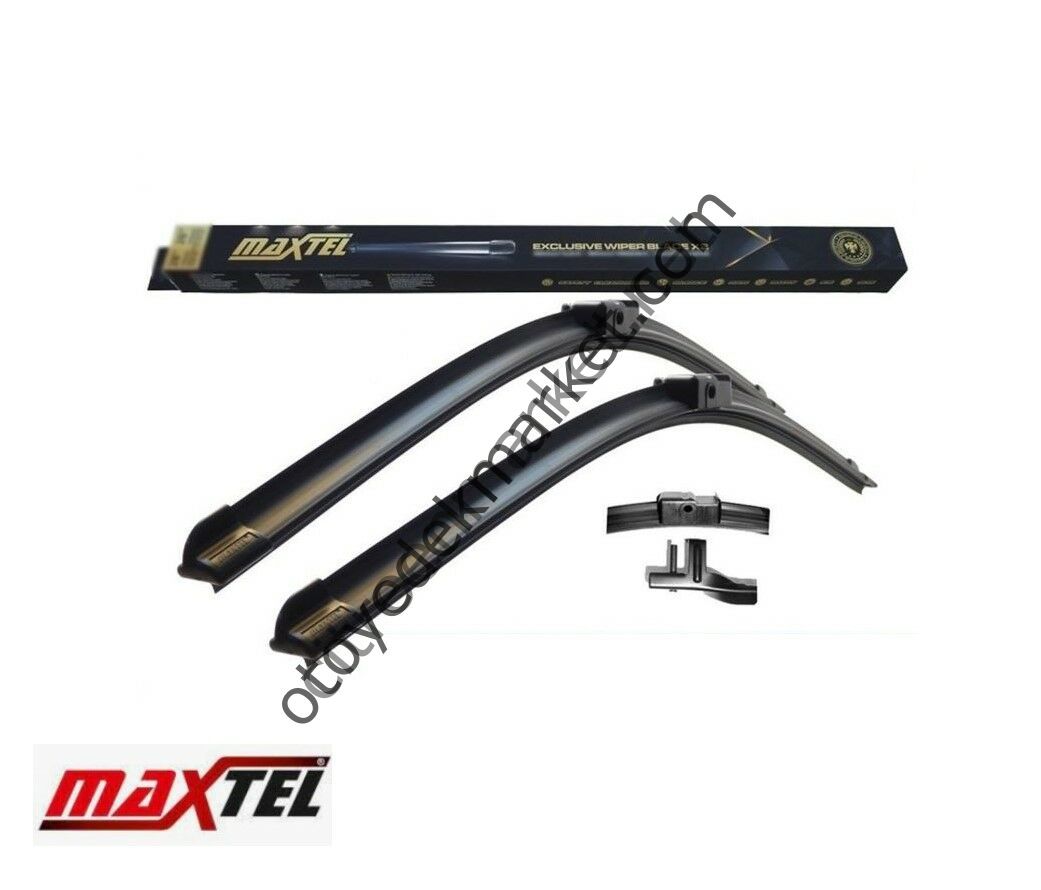 Peugeot 407 (2004-2011) Ön Cam Silecek Süpürge Takımı (Maxtel)