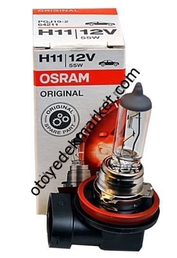 Ampul 12V H11 55W Tek Flaman Far ve Sis Ampulü