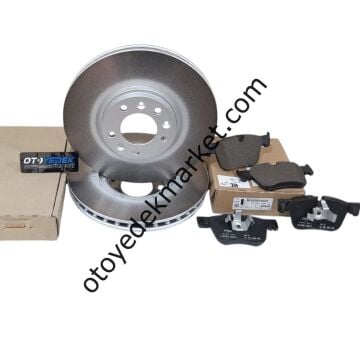 Peugeot 308 (2014-2021) Ön Fren Diski Ve Ön Fren Balata Takım Seti (Orijinal)