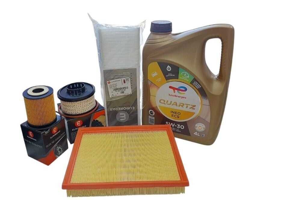 Peugeot 508 (2018-2020) 1.5 Blue Hdi Filtre Bakım Seti + 5w30 Yağ (Orijinal Eureopar)