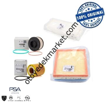 Peugeot 308 (2018-2021) 1.5 BlueHdi Filtre Bakım Seti (Orijinal)