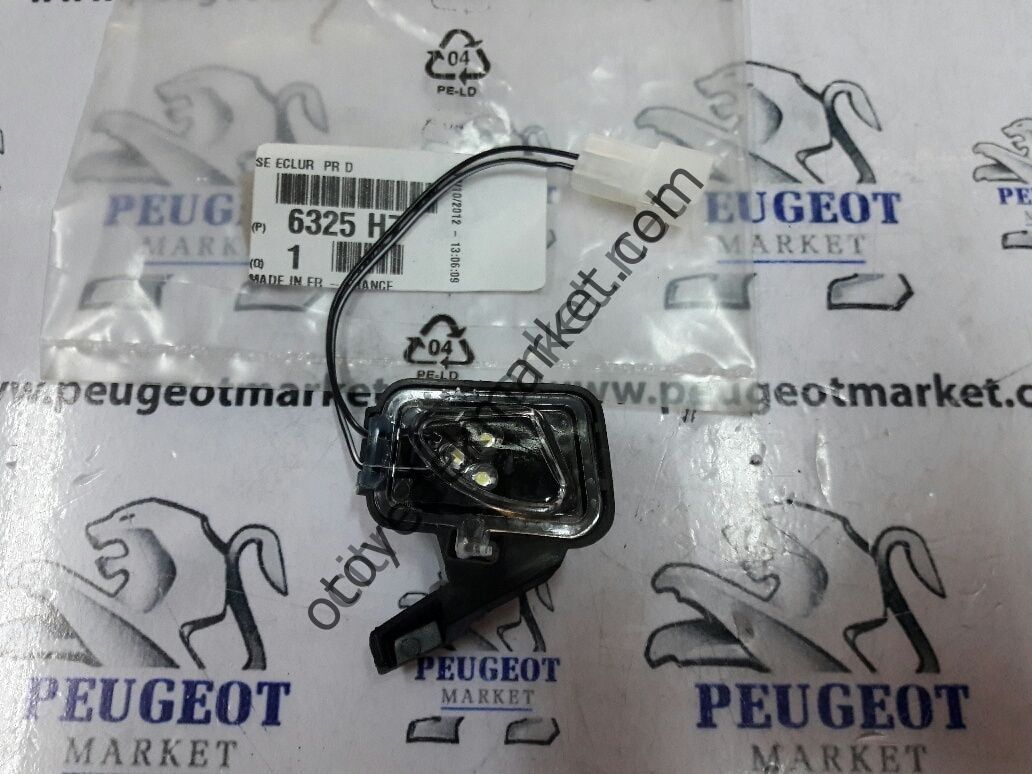 PEUGEOT 308 SAĞ AYNA ALT AYDINLATMASI
