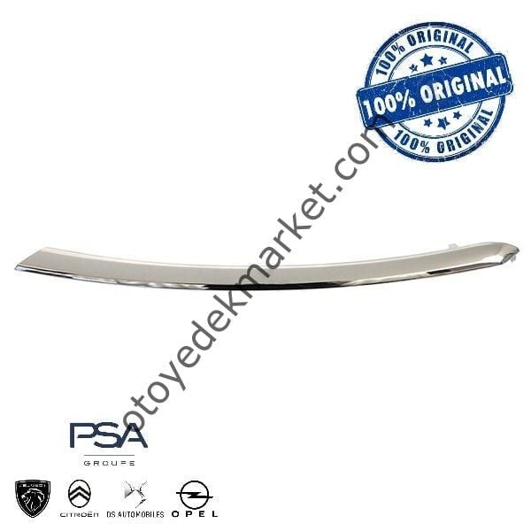 Citroen C3 Aircross (2022-2024) Sol Gündüz Far Krom Nikelaj Çıtası (Orijinal)