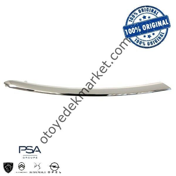 Citroen C3 Aircross (2022-2024) Sağ Gündüz Far Krom Nikelaj Çıtası (Orijinal)