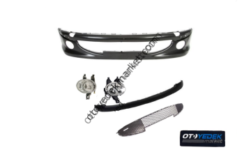 Peugeot 206 Gti-Rc Dolu Ön Tampon Ön Tampon,Tampon Orta Bandı,Tampon Izgara Ve Sis Farı (İthal)