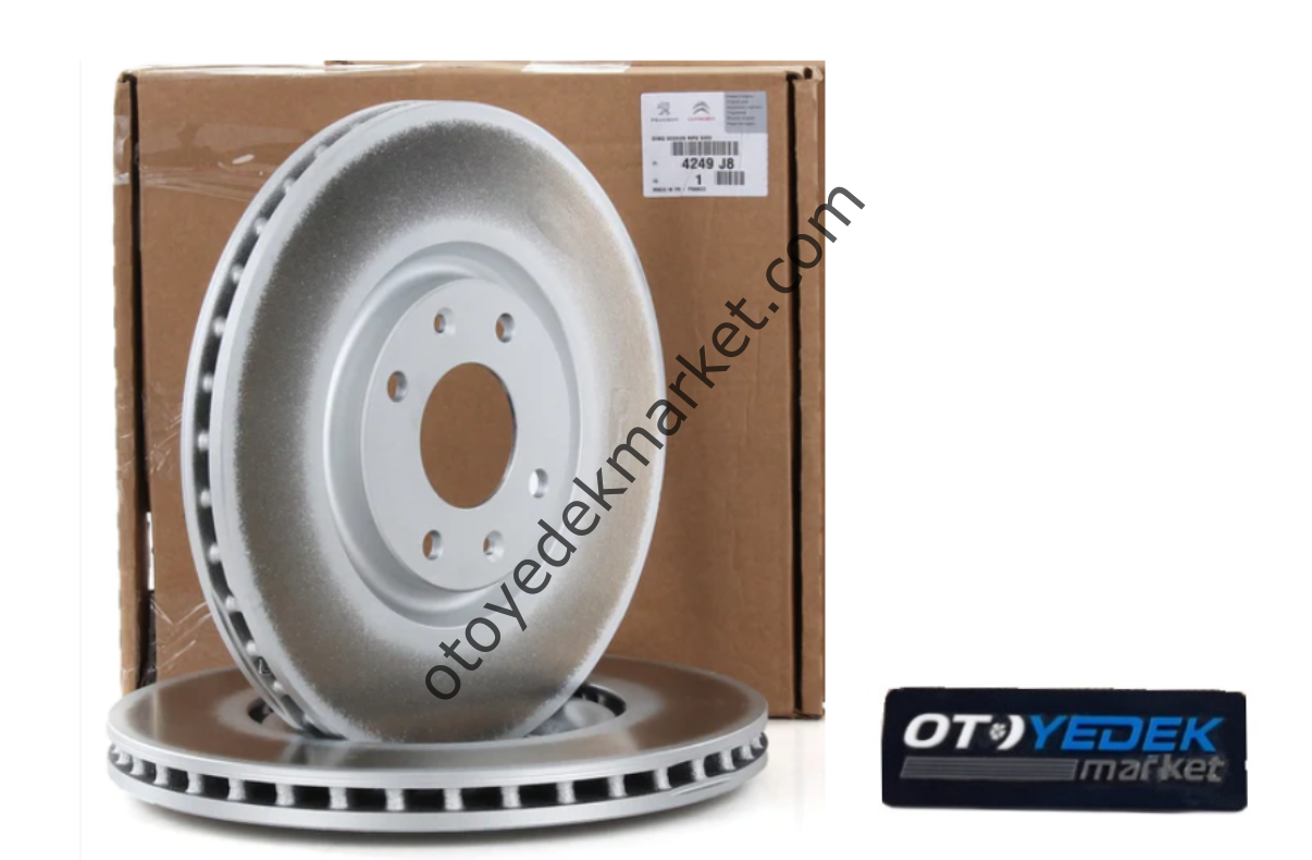 Peugeot 208 (2021-2024) Ön Fren Disk Takımı (Orijinal)