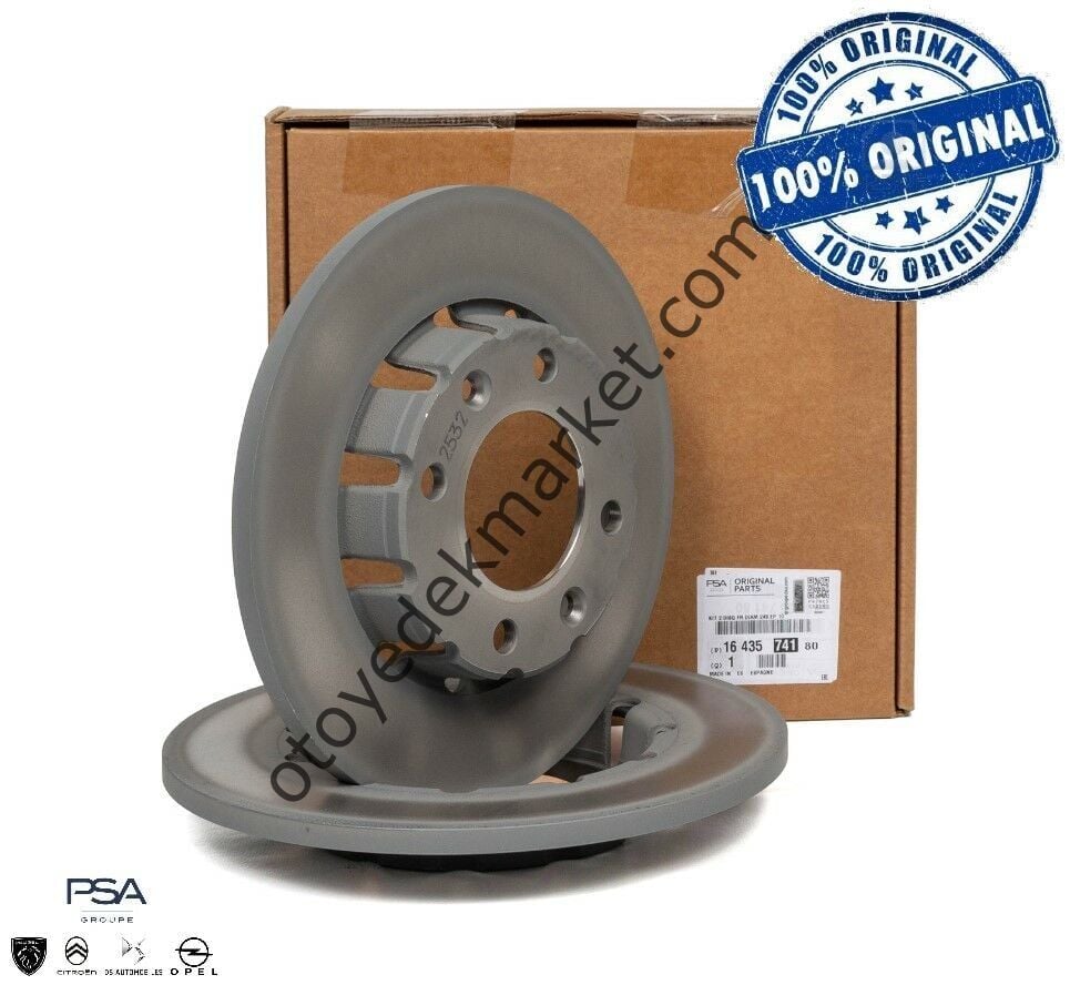 Peugeot 2008 (2020-2023) Arka Fren Disk Takımı (Orijinal)