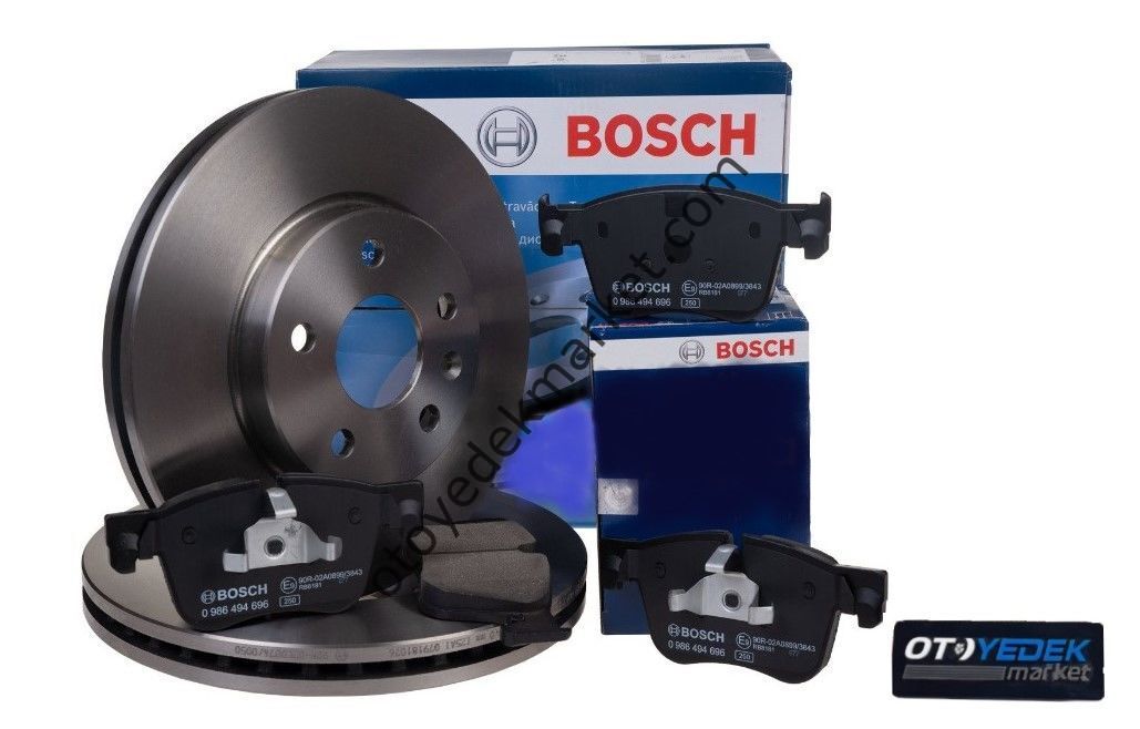 Peugeot 308 (2014-2021) Ön Fren Disk Ve Balata Set Takımı (Bosch)