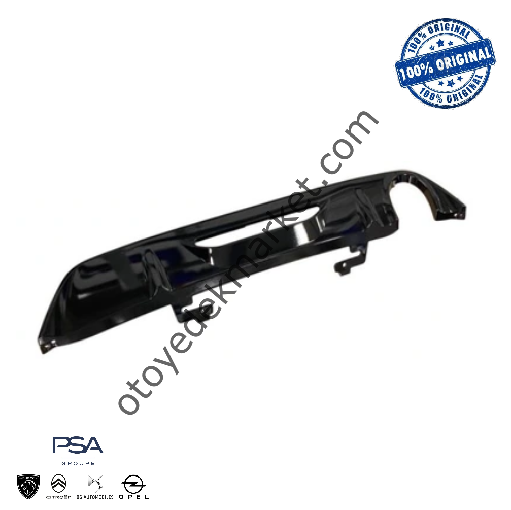 Peugeot 208 (2020-2023) Arka Tampon Altı Spoyler (Orijinal)