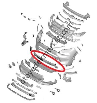 Citroen C3 Aircross (2022-2024) Ön Tampon Darbe Emici Köpük (Orijinal)