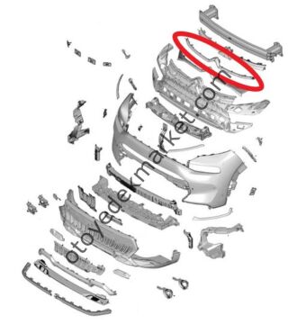 Citroen C3 Aircross (2022-2024) Ön Tampon Izgara Çıtası (Orijinal)