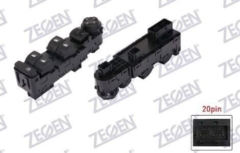 Citroen Berlingo (2018-2023) Sol Ön Cam Açma Düğme Grubu (İthal)