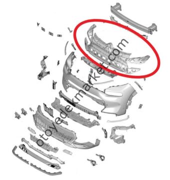 Citroen C3 Aircross (2022-2024) Ön Tampon Izgarası (Orijinal)