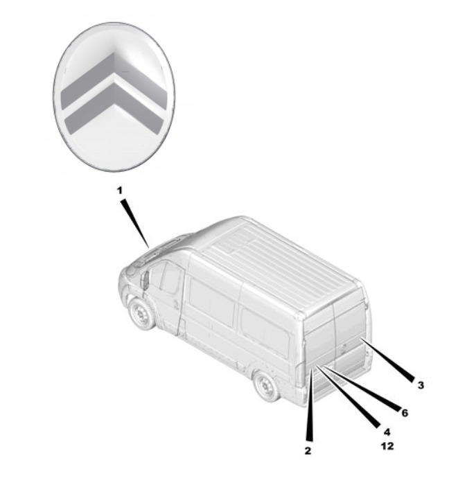 Citroen Jumper (Relay) (2024-2025) Ön Panjur Amblemi (Orijinal)